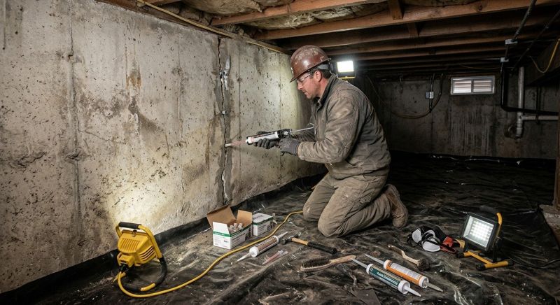 Basement Foundation Repair in Denver County, CO