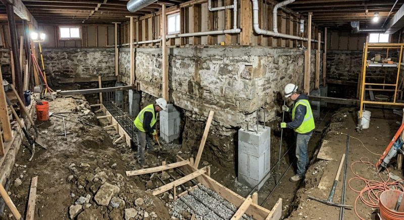Basement Underpinning in Denver County, CO