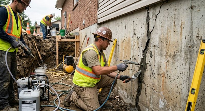 Cracked Foundation Repair in Wheat Ridge, CO