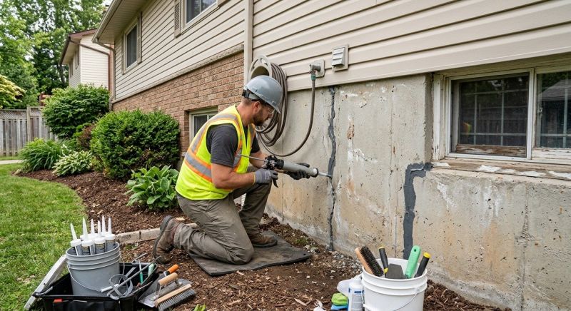 Foundation Crack Sealing in Denver County, CO