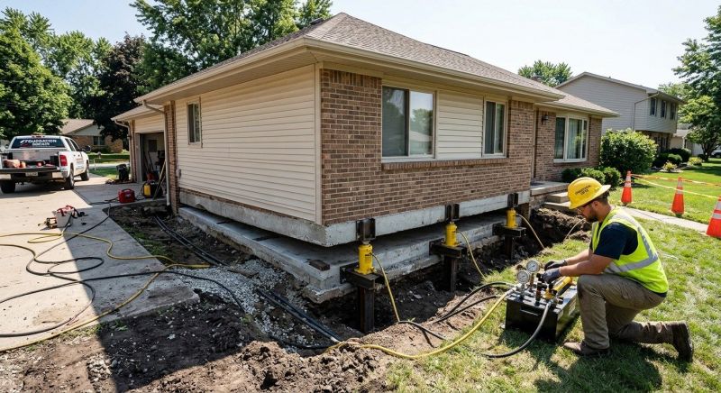 Foundation Lifting in Aurora, CO