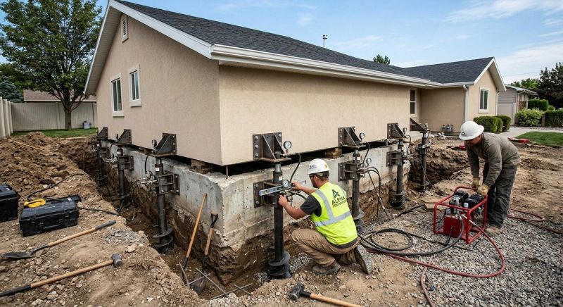 Foundation Pier Leveling in Denver County, CO