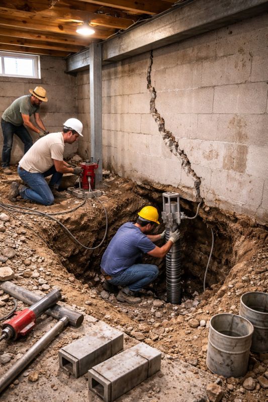 Foundation Structural Repair in Denver County, CO