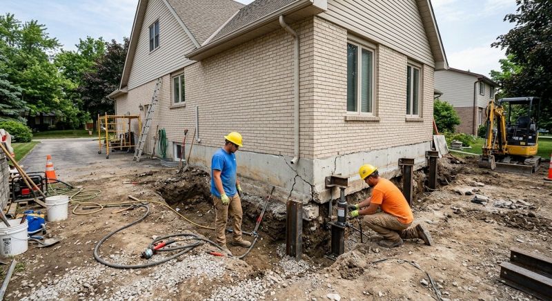 Helical Piers Installation in Denver County, CO