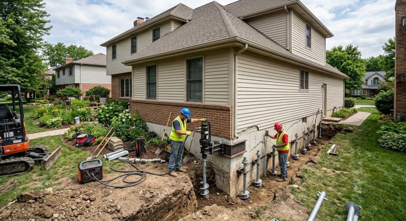Helical Pile Installation in Denver County, CO