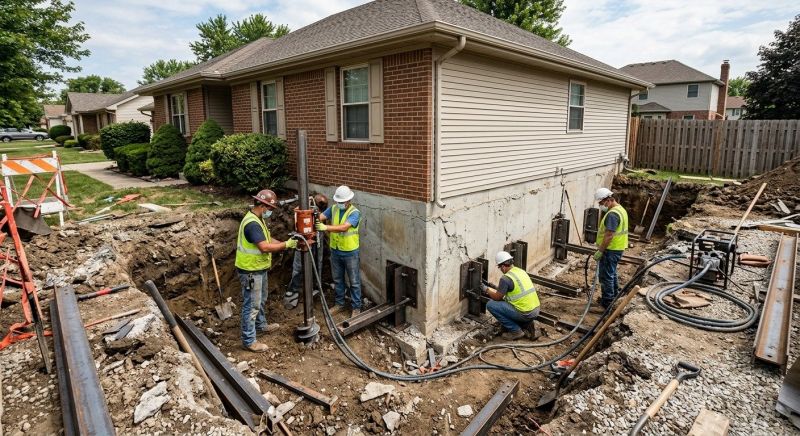 House Foundation Repair in Aurora, CO