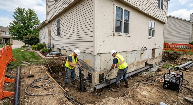 Sinking Foundation Repair in Boulder, CO