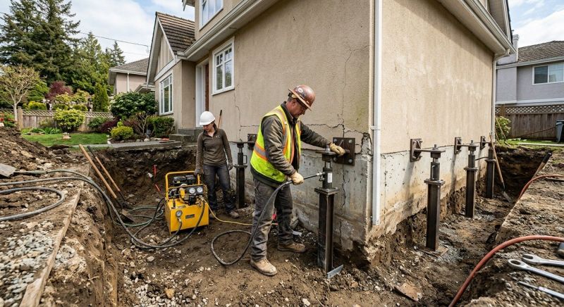 Sinking Foundation Repair in Brighton, CO
