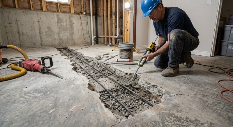 Slab Foundation Repair in Denver County, CO